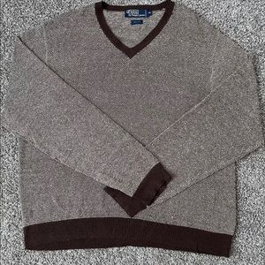 Polo By Ralph Lauren Vintage Rare 100% Silk Sweater